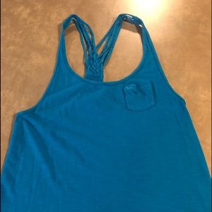Braided back tank top